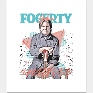 John Fogerty Fan Art Retro Design // Vintage Posters and Art